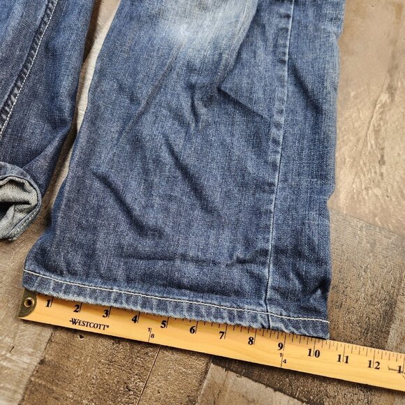 Vintage Mens Helix size 38x30 Bootcut Mid Rise Denim Jeans Y2K USA - Picture 7 of 9